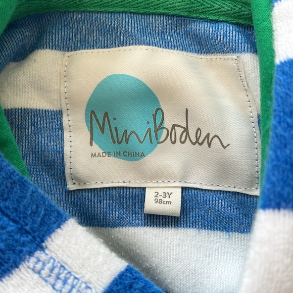 Boys Mini Boden Swim Coverup - Picture 4 of 4